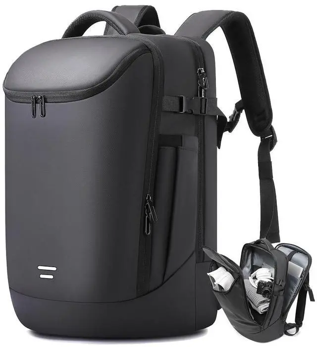 Main image of TANGCORLE Travel Backpack for Men, Fits 17.3 inch Laptop Daypack, Water resistant Business Casual Carry on Backpacks Flight approved for Women & Men