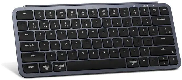 Main image of Keychron B1 Pro Ultra-Slim ZMK/Launcher Wireless Bluetooth 2.4 GHz/Wired Connection Keyboard for Mac Windows Linux - Gray