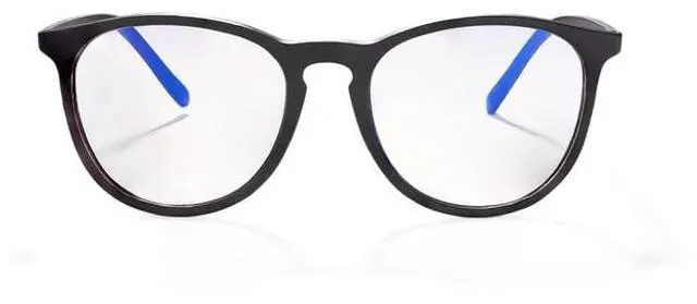 Alt view image 4 of 5 - BluBlocker Hyde Park Tech Glasses (Black): Healthier Eyes and Better Sleep. Blue Light Glasses for Computer, TV, Gaming.