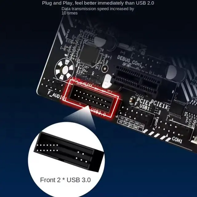 Alt view image 3 of 5 - LGA 1151 Computer Motherboard, M ATX Motherboard for Desktop PC, DDR3 Motherboard 100Mbps NIC M.2 USB3.0 SATA3.0 for Desktop PC