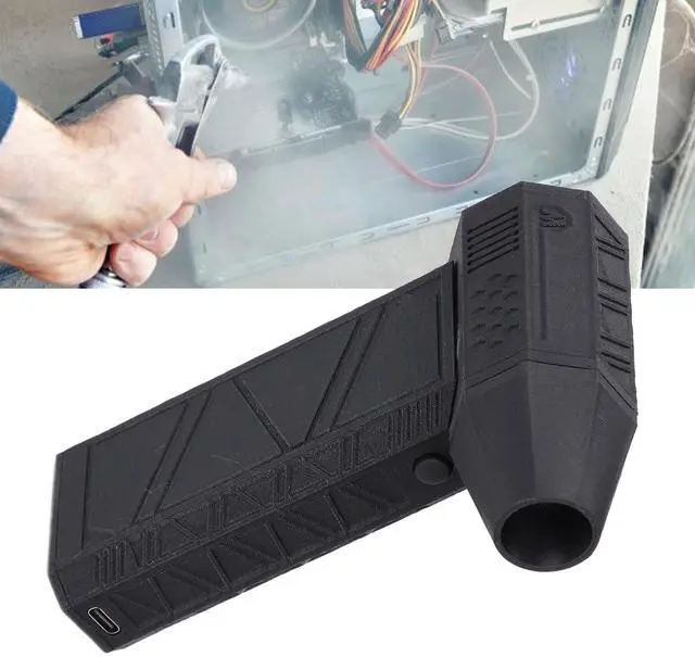 Alt view image 2 of 5 - Electric Air Duster - 130000RPM, 3 Adjustable Speeds, Cordless Air Blower, Portable Handheld Turbo Fan, Powerful Blower for Home, Car, Office Cleaning