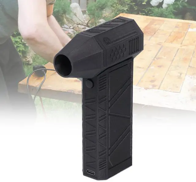 Alt view image 3 of 5 - Electric Air Duster - 130000RPM, 3 Adjustable Speeds, Cordless Air Blower, Portable Handheld Turbo Fan, Powerful Blower for Home, Car, Office Cleaning
