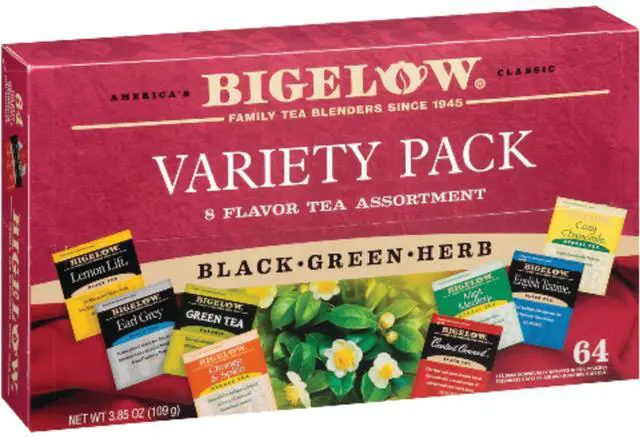 Alt view image 6 of 16 - Tea Tray Pack, 8 Assorted Teas, 64/BX, Sold as 1 Box