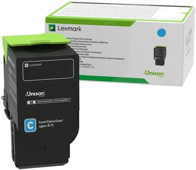 Alt view image 5 of 6 - Lexmark Unison Original Toner Cartridge - Cyan - Laser - Standard Yield
