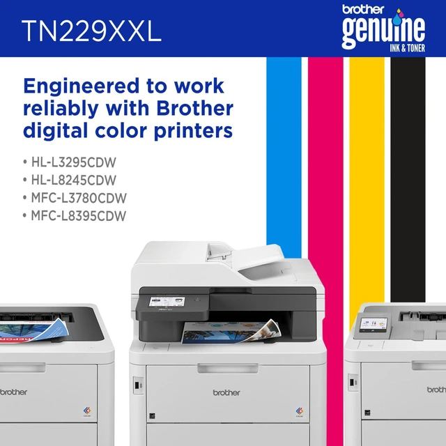 Alt view image 19 of 20 - Brother Genuine TN229XXLM Super High-yield Magenta Toner Cartridge