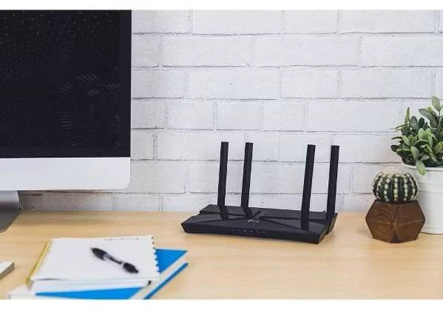 Alt view image 4 of 4 - TP-Link Archer AX1450 WiFi 6 Dual-Band Wireless Router, Up to 1.45 Gbps High-Speed Internet, Gigabit Ethernet Ports, MU-MIMO, OFDMA, Beamforming for Home & Gaming