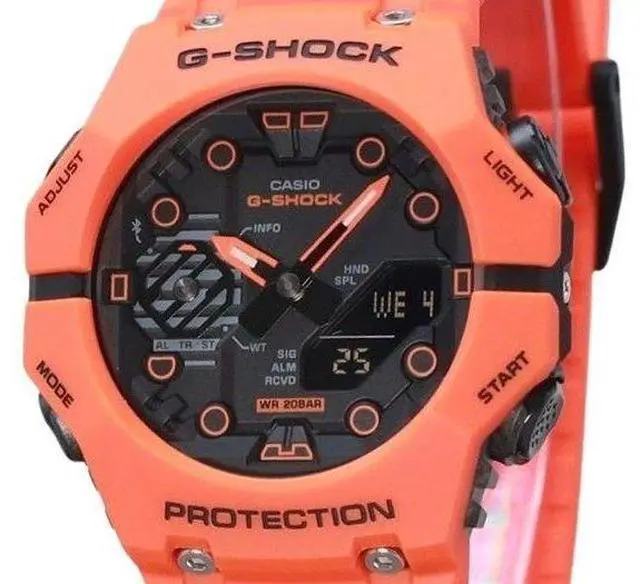 Alt view image 2 of 3 - Casio G-Shock Grey Dial Quartz Sport 200M Men's Watch GA-B001FL-4A