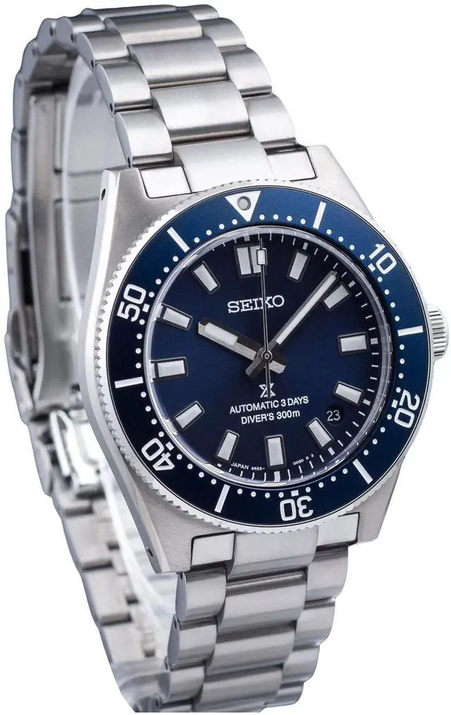 Alt view image 3 of 3 - Seiko Prospex Blue Dial Automatic Diver's 300M Men's Watch SPB451J1