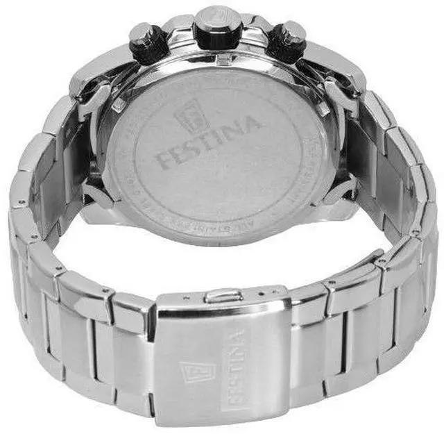Alt view image 4 of 4 - Festina Sports Chorongraph Stainless Steel Green Dial Quartz 20463-3 100M Men's