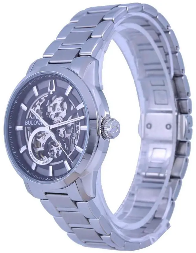 Alt view image 6 of 7 - Bulova 96A208 Sutton Men's Watch Silver 43mm Stainless Steel
