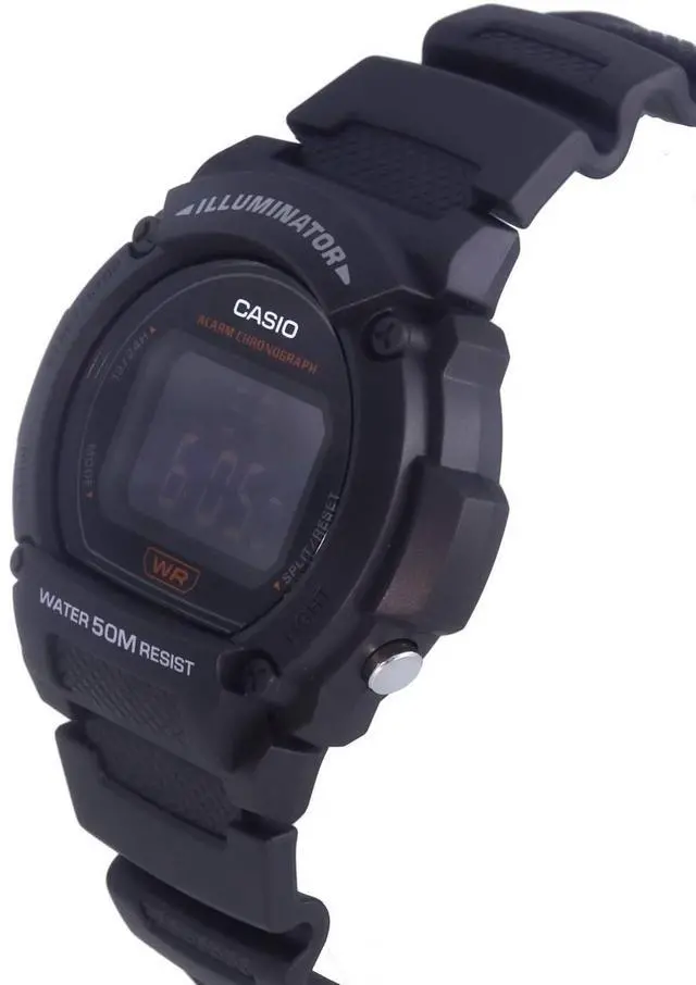 Alt view image 3 of 4 - Casio Youth Illuminator Digital W-219H-8B W-219H-8B Men's Watch