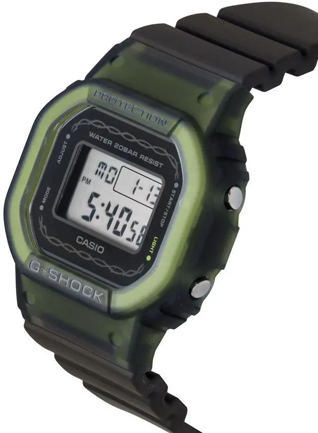 Alt view image 3 of 4 - Casio G-Shock Grey Dial Quartz Sports 200M Women's Watch GMD-S5610RS-8