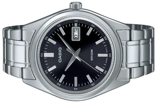 Alt view image 3 of 3 - Casio Standard Black Dial Quartz Casual Men's Watch MTP-B180D-1A1V