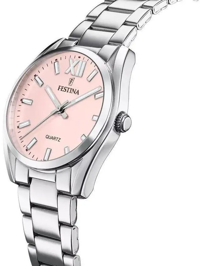 Alt view image 2 of 4 - Festina Alegria Stainless Steel Pink Dial Quartz F20622-2 Women's Watch