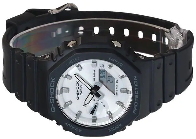 Alt view image 3 of 3 - Casio G-Shock White Dial Sports Quartz 200M Men's Watch GA-2100WD-1A
