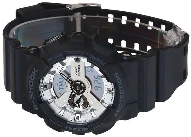 Alt view image 3 of 3 - Casio G-Shock White Dial Sports Quartz 200M Men's Watch GA-110WD-1A