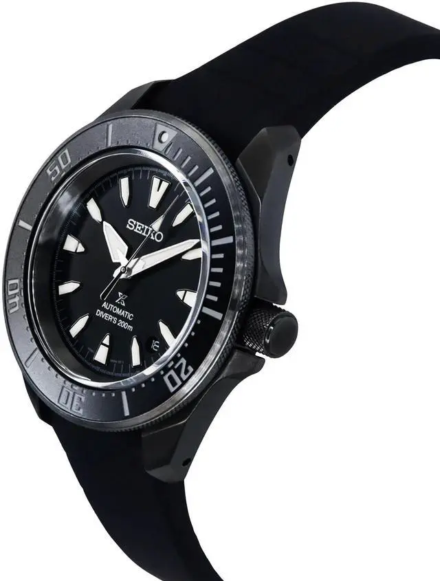 Alt view image 3 of 4 - Seiko Prospex Black Dial Automatic Diver's 200M Men's Watch SRPL15K1
