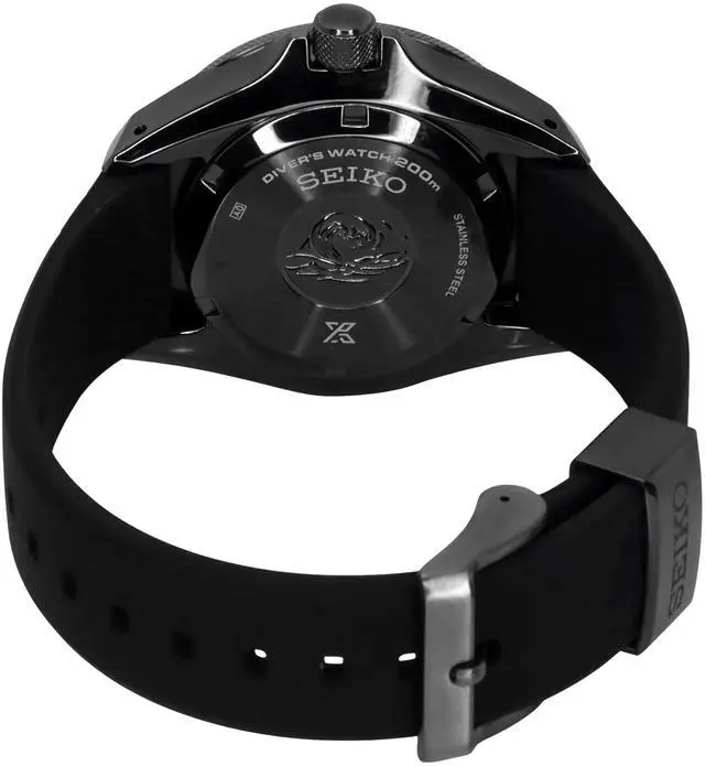 Alt view image 4 of 4 - Seiko Prospex Black Dial Automatic Diver's 200M Men's Watch SRPL15K1