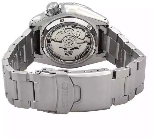 Alt view image 3 of 3 - Seiko 5 Sports Black And White Dial Automatic Sports 100M Men's Watch SRPK67K1