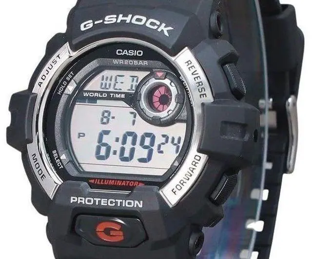 Alt view image 2 of 3 - Casio G-Shock Digital Resin Strap Quartz G-8900S-1 200M Men's Watch