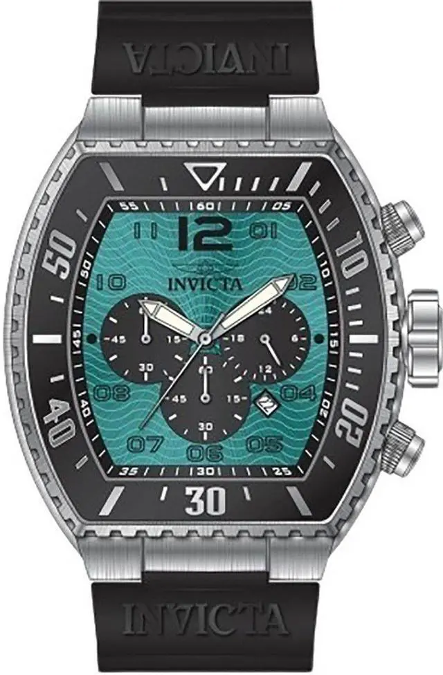 Alt view image 2 of 4 - Invicta Pro Diver Turquoise Dial Quartz Diver's 100M Men's Watch 47285