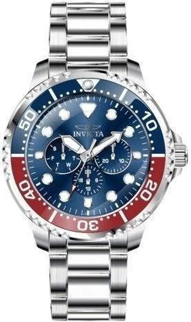 Alt view image 2 of 3 - Invicta Pro Diver Blue Dial Quartz Diver's Men's Watch 47227