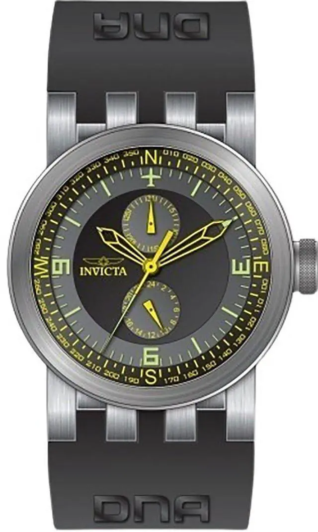 Alt view image 2 of 4 - Invicta DNA Grey And Black Dial Quartz Casual 100M Men's Watch 44225