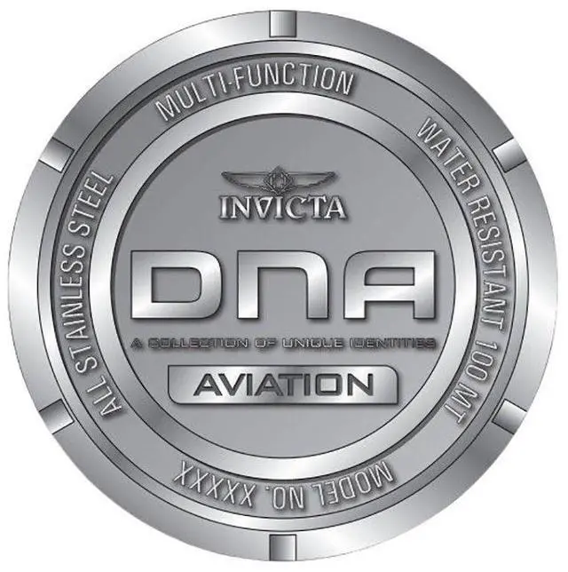 Alt view image 4 of 4 - Invicta DNA Grey And Black Dial Quartz Casual 100M Men's Watch 44225