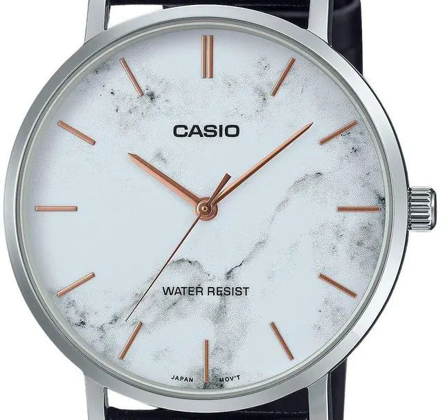 Alt view image 2 of 3 - Casio Standard Analog White Dial Dress Quartz Men's Watch MTP-VT01LM-7A