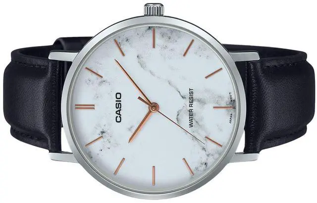 Alt view image 3 of 3 - Casio Standard Analog White Dial Dress Quartz Men's Watch MTP-VT01LM-7A