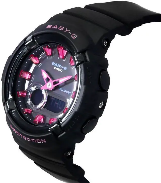 Alt view image 4 of 5 - Casio Baby-G Black Dial Quartz Sports 100M Women's Watch BGA-280DN-1A