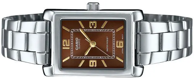 Alt view image 3 of 3 - Casio Standard Brown Dial Quartz Dress Women's Watch LTP-1234DD-5A