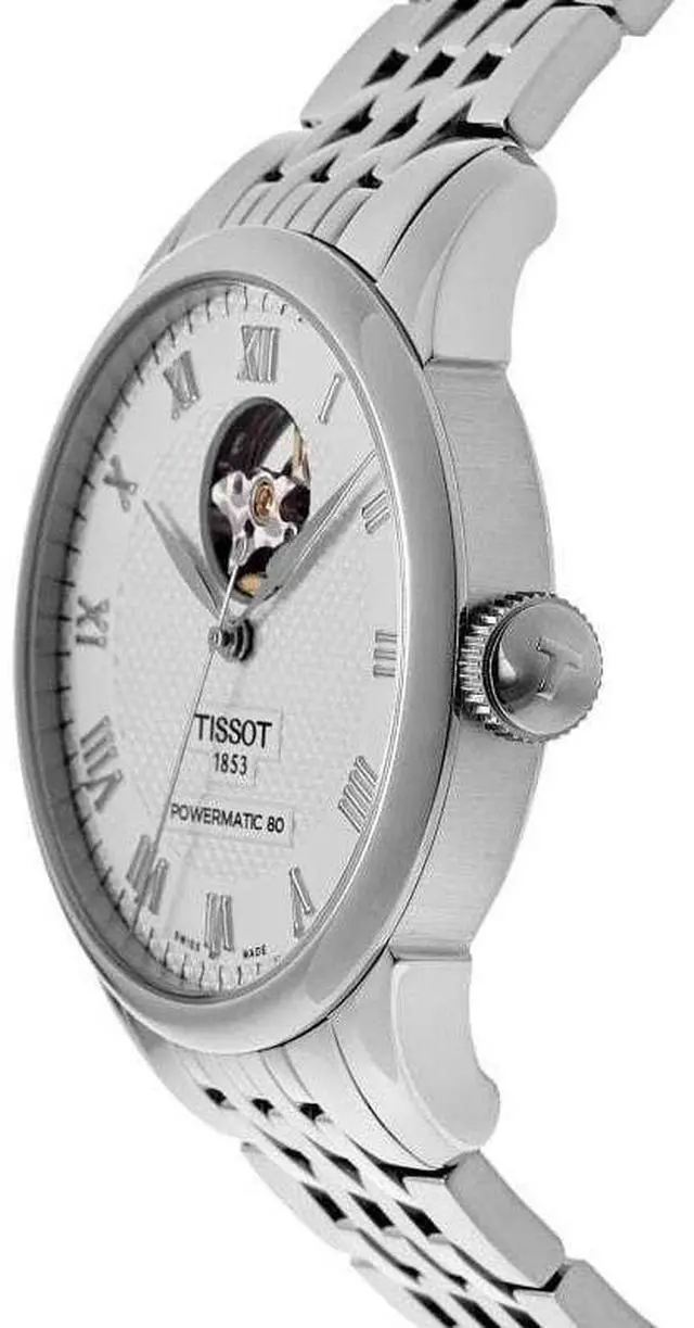 Alt view image 3 of 4 - Tissot Le Locle Open Heart Silver Dial Automatic Men's Watch T006.407.11.033.02