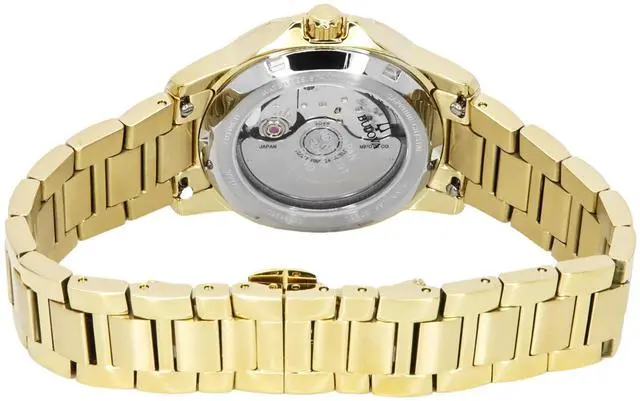 Alt view image 4 of 4 - Bulova Marine Mother Of Pearl Dial Automatic Casual 100M Women's Watch 97P171