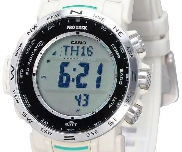Alt view image 2 of 3 - Casio ProTrek Climber Line Digital Sports Tough Solar 100M Men's Watch PRW-35-7