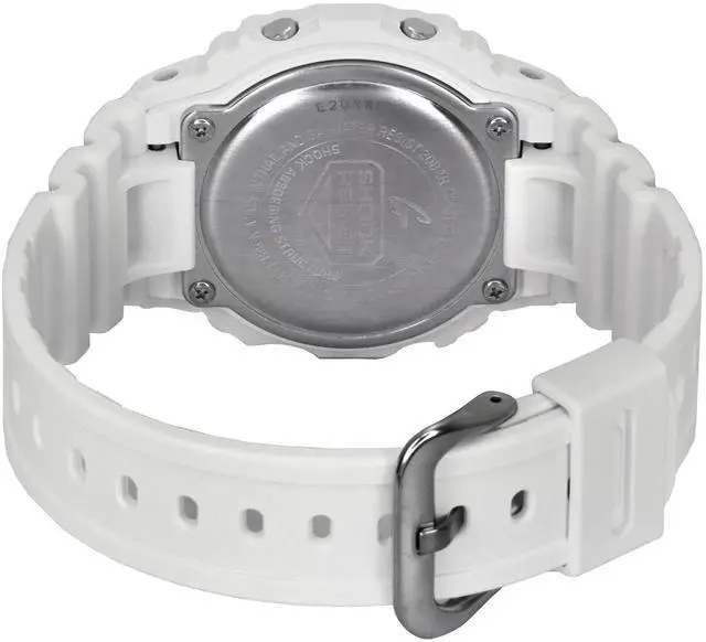 Alt view image 4 of 4 - Casio G-Shock Digital White Resin Strap Quartz DW-5600TL-7 200M Men's Watch