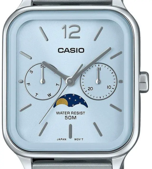 Alt view image 2 of 3 - Casio Standard Analog Baby Blue Dial Casual Quartz Men's Watch MTP-M305D-2AV