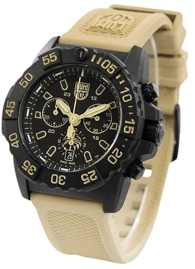 Alt view image 2 of 4 - Luminox Chronograph Black Dial Quartz Diver's 200M Men's Watch XS.3590.NSF.SET