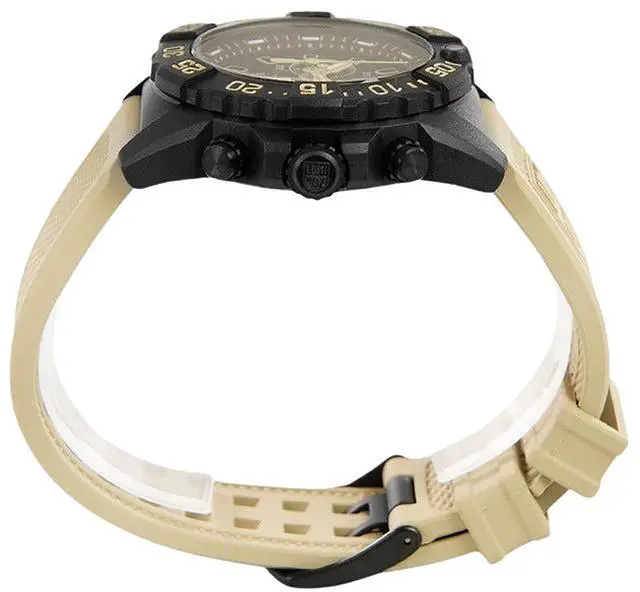 Alt view image 4 of 4 - Luminox Chronograph Black Dial Quartz Diver's 200M Men's Watch XS.3590.NSF.SET