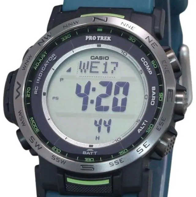 Alt view image 2 of 3 - Casio Protrek Grey Dial Tough Solar Sports 100M Men's Watch PRW-35Y-3