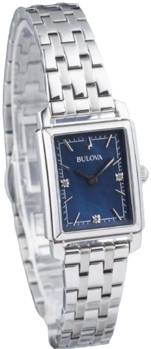 Alt view image 2 of 3 - Bulova Classic Blue Dial Quartz Casual Ladies Watch 96P245