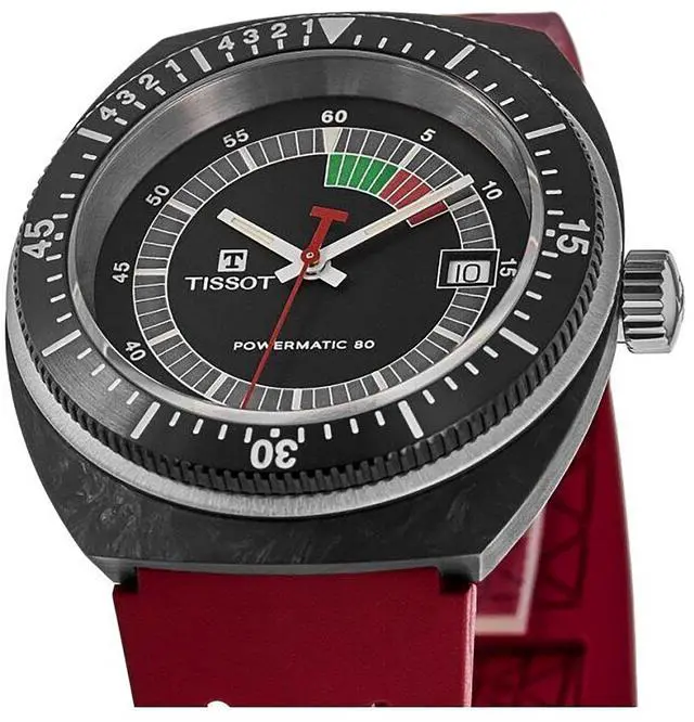 Alt view image 2 of 4 - Tissot T-Sport Powermatic 80 Automatic Diver's Unisex Watch T145.407.97.057.02