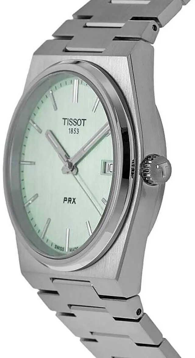 Alt view image 3 of 4 - Tissot T-Classic Light Green Dial Casual Quartz Unisex Watch T137.410.11.091.01