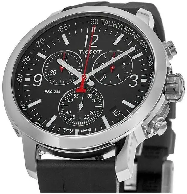 Alt view image 2 of 3 - Tissot PRC 200 T-Sport Chronograph Quartz Diver's Men's Watch T114.417.17.057.00