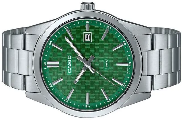 Alt view image 3 of 3 - Casio Standard Green Dial Quartz Casual Men's Watch MTP-VD03D-3A1