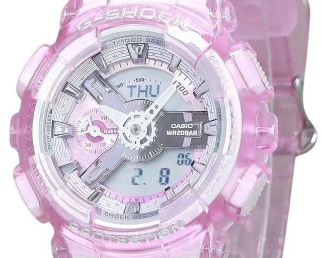 Alt view image 2 of 3 - Casio G-Shock Multicolor Dial Quartz Sports 200M Ladies Watch GMA-S110VW-4A