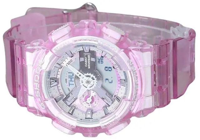 Alt view image 3 of 3 - Casio G-Shock Multicolor Dial Quartz Sports 200M Ladies Watch GMA-S110VW-4A