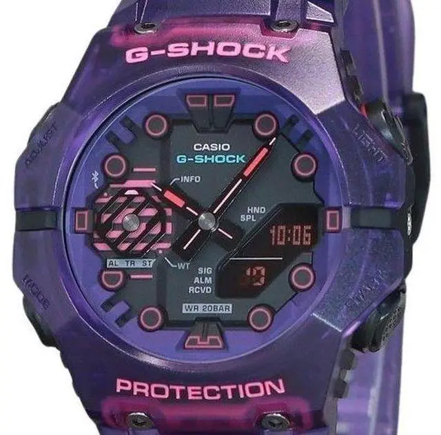 Alt view image 2 of 3 - Casio G-Shock Black Dial Quartz Sports 200M Men's Watch GA-B001CBRS-6A