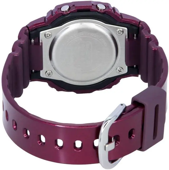 Alt view image 4 of 4 - Casio G-Shock Digital Resin Strap Quartz GMD-S5600RB-4 200M Women's Watch