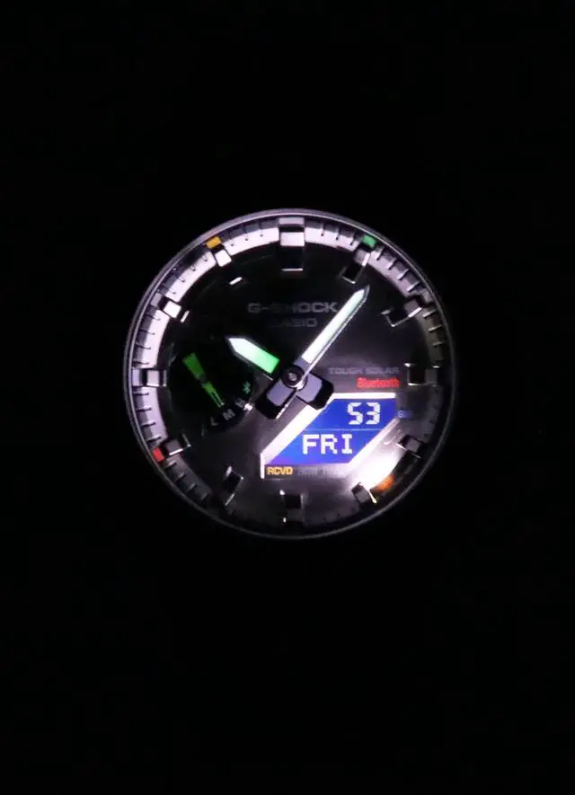 Alt view image 3 of 5 - Casio G-Shock Black Dial Solar Sports 200M Men's Watch GA-B2100FC-1A